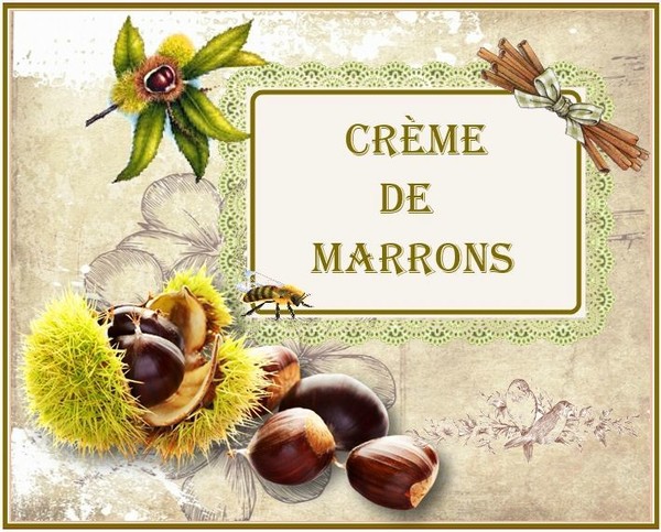 Crème de marrons et gâteau ardéchois