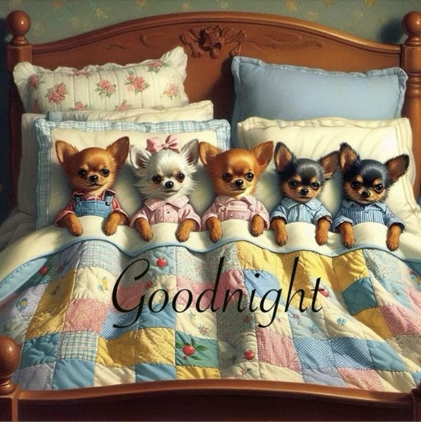 Bonne nuit, toujours bien entourée pour moi